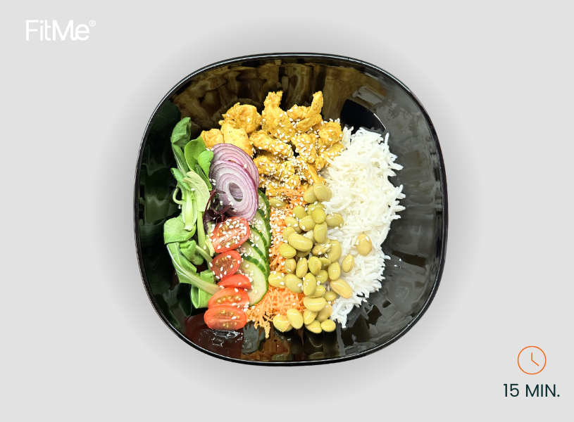 Vištienos dubenėlis su ryžiais