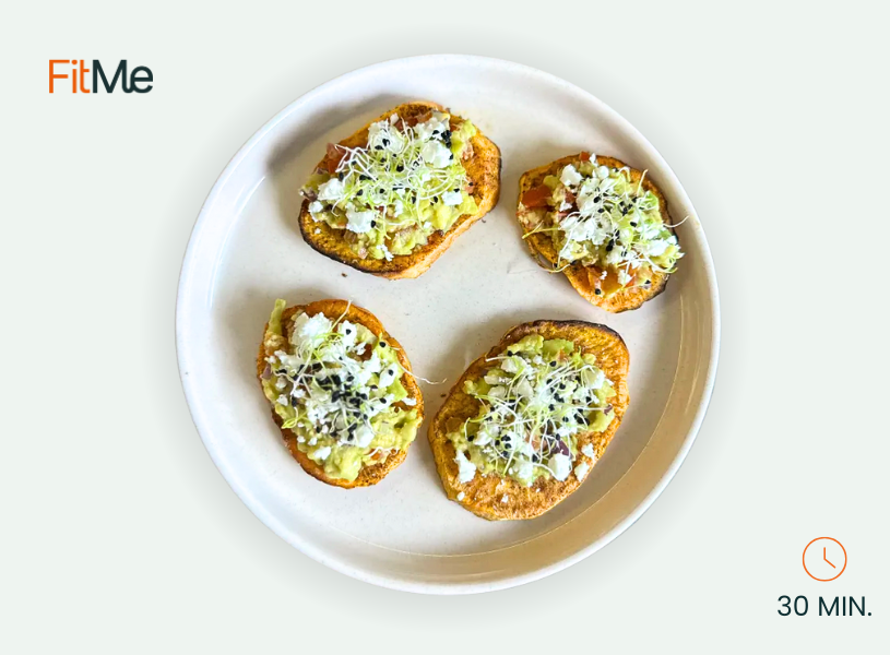 Saldžios bulvės užkandis