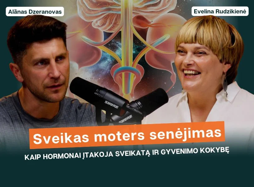 #10 ALÃNO PODKASTAS: hormonai, menopauzė ir moterų sveikata su gyd. Evelina Ruzikiene